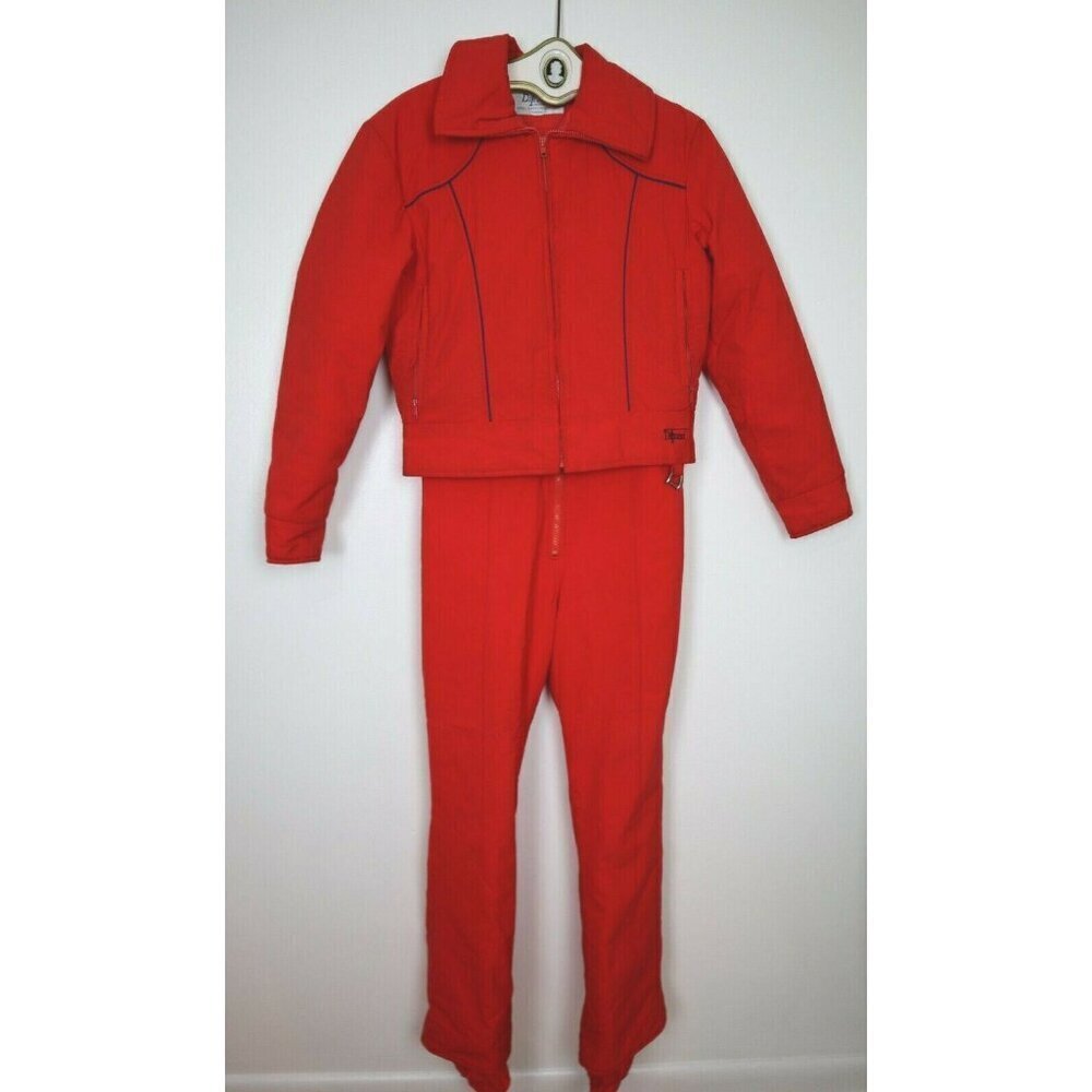 VINTAGE DITRANI SNOWSUIT BIB PANTS & COAT - CANADA - SIZE 32 PANTS SIZE 40 COAT
